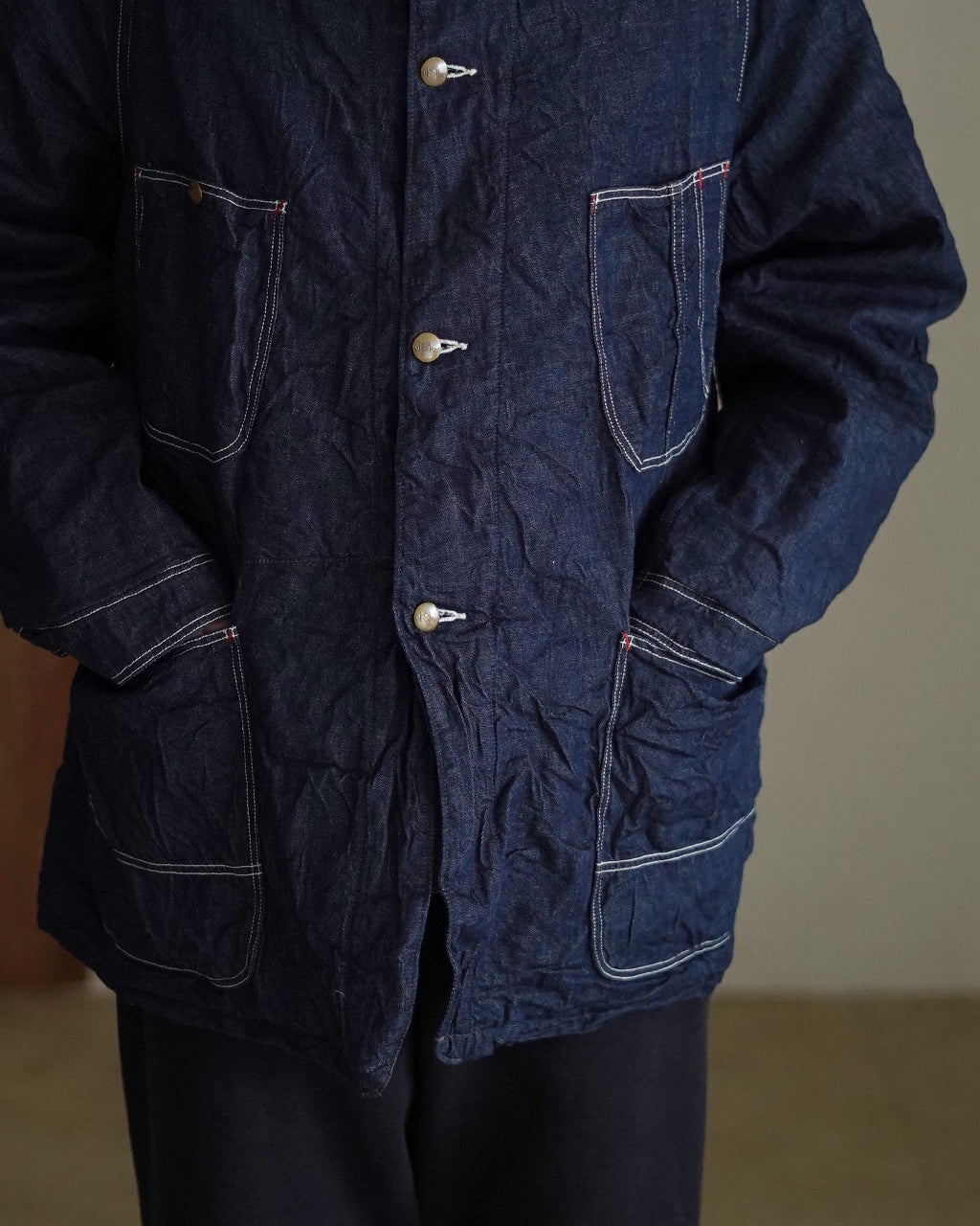 WOOL LINER RELAX FIT DENIM COVERALL 01-6144-81