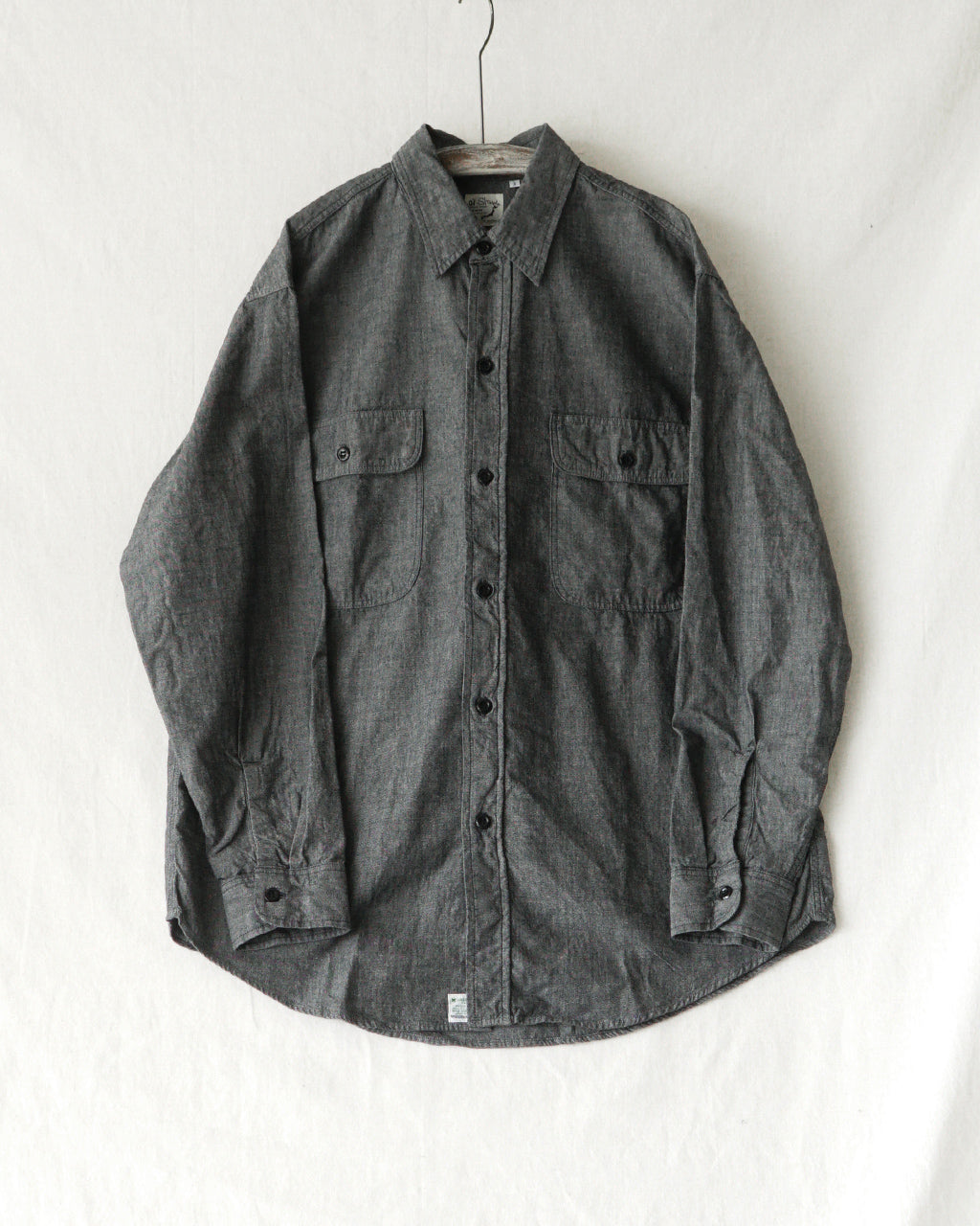 BLACK CHAMBRAY WORK SHIRT 01-8064-61