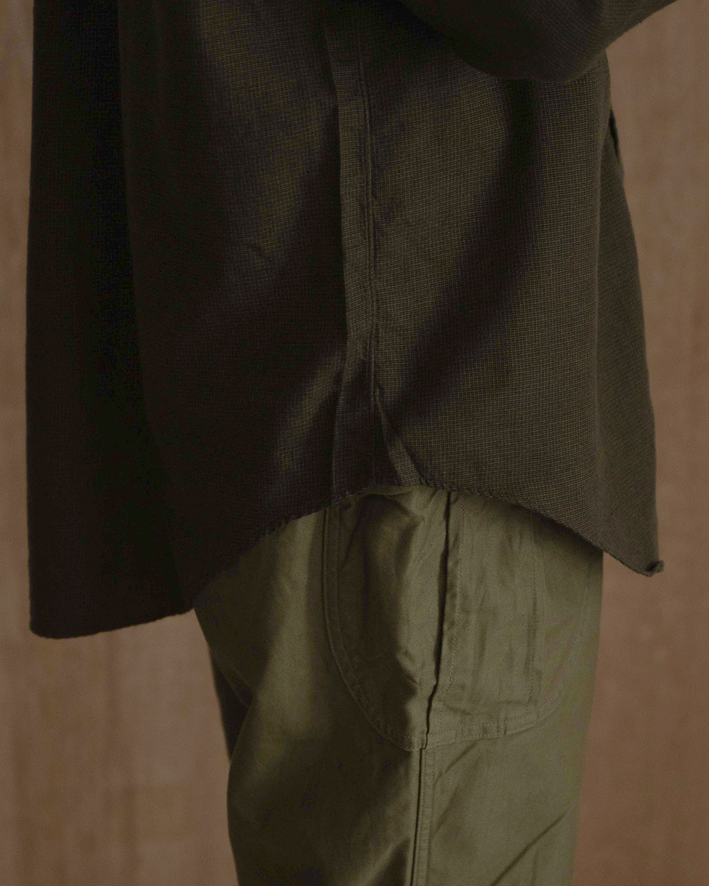STANDARD BUTTON DOWN SHIRT SOFT SUBTLY BRUSHED MINI CHECK 01-8112