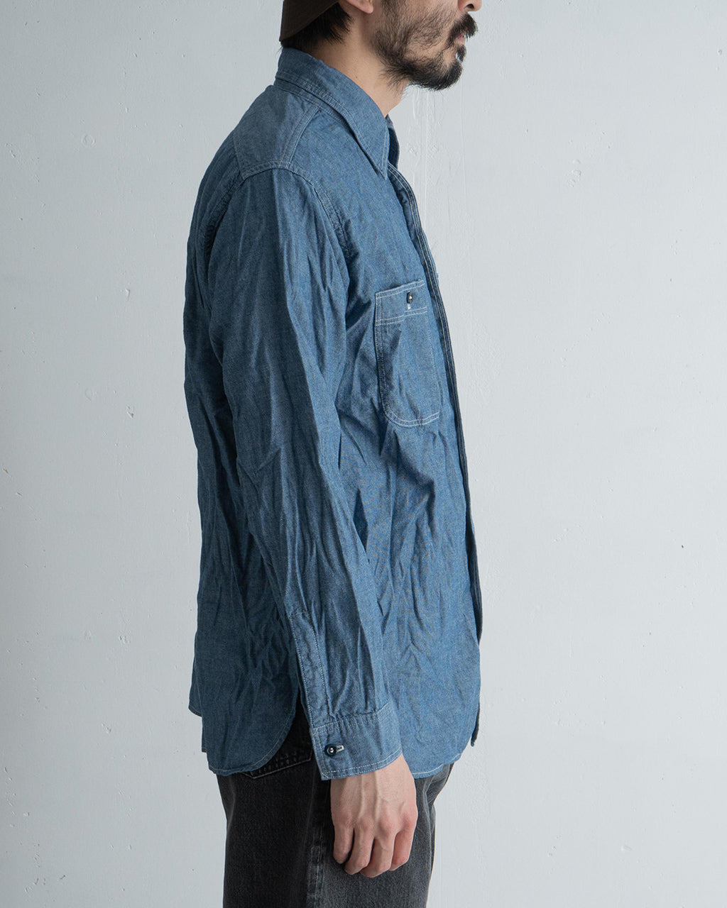 orSlow オアスロウ リラックスフィット シャンブレー ワークシャツ RELAX FIT CHAMBRAY WORK SHIRT 長袖 レギュラーカラー 01-8270-84 【クーポン対象外】【送料無料】