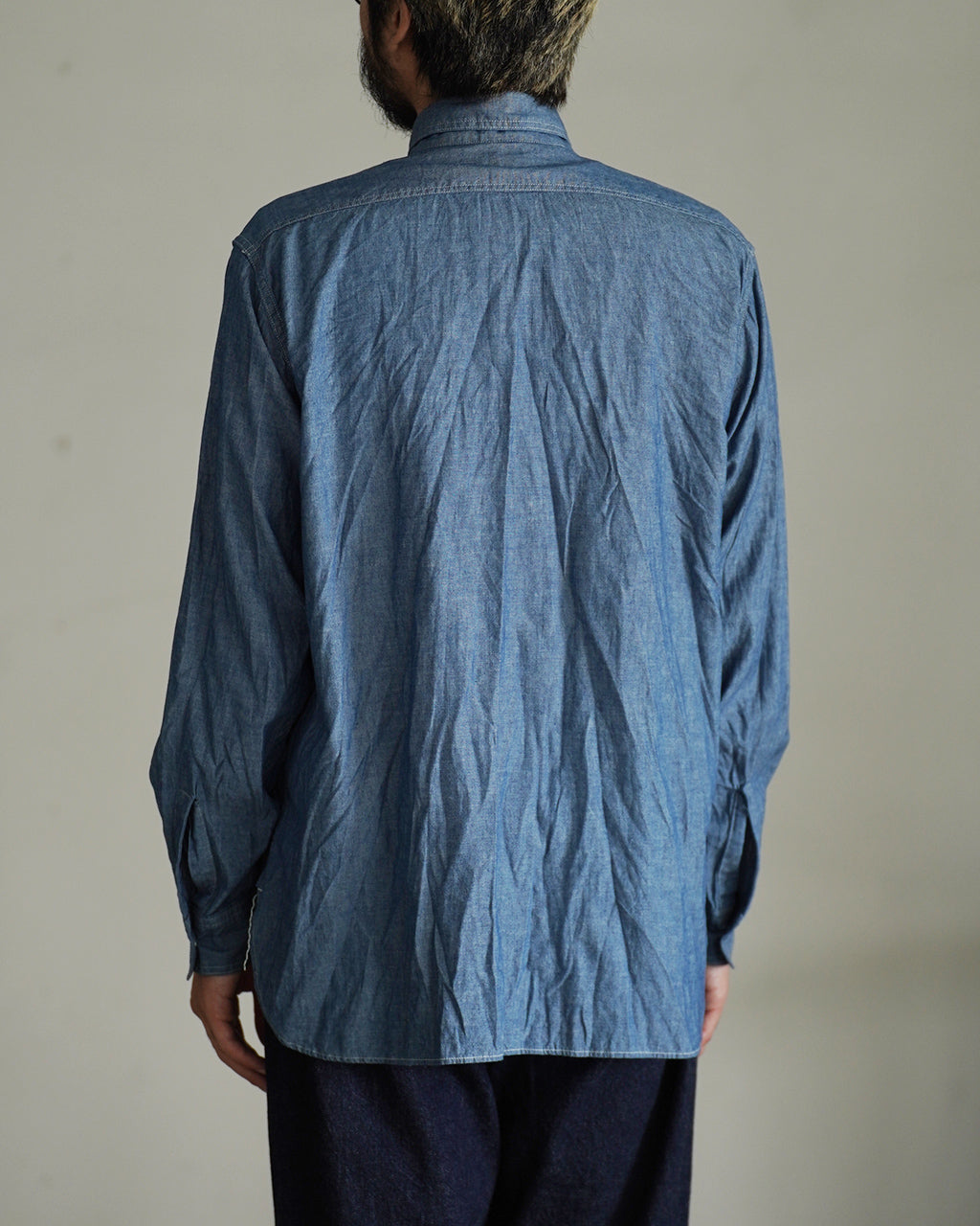 RELAX FIT CHAMBRAY WORK SHIRT 01-8270-84