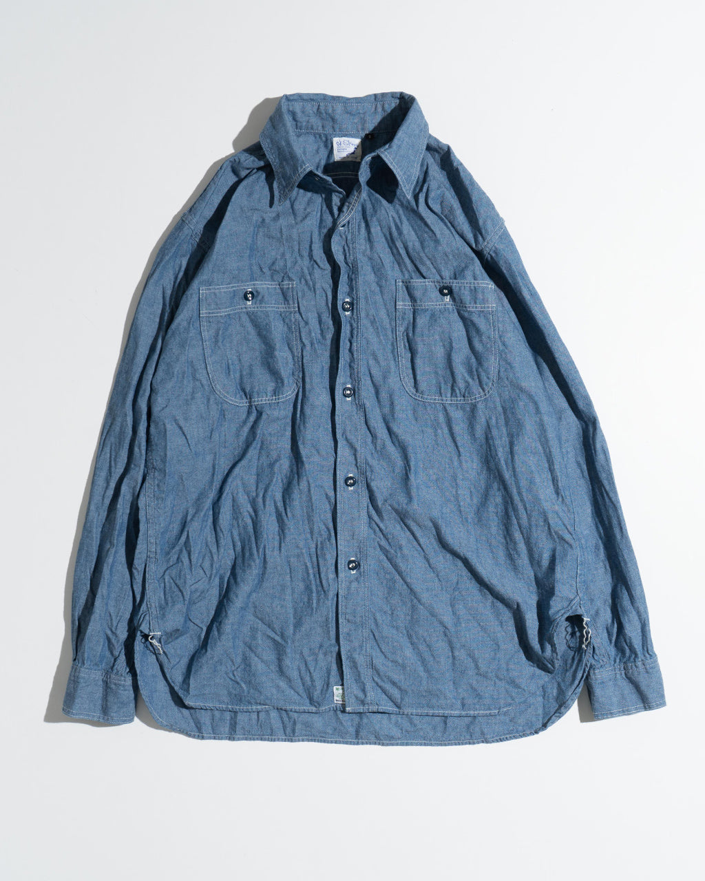 orSlow オアスロウ リラックスフィット シャンブレー ワークシャツ RELAX FIT CHAMBRAY WORK SHIRT 長袖 レギュラーカラー 01-8270-84 【クーポン対象外】【送料無料】