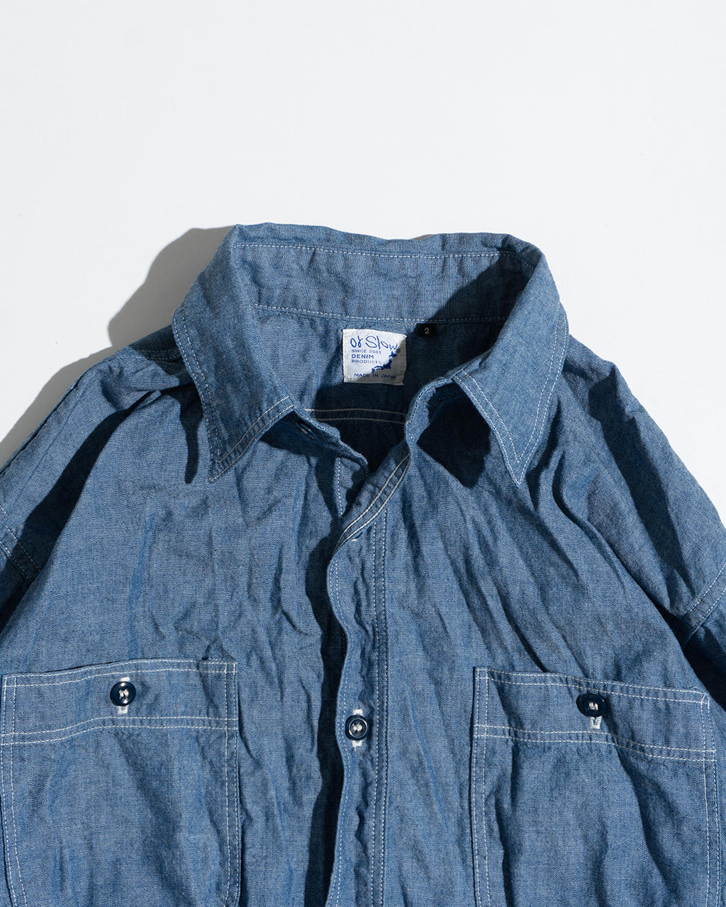 orSlow オアスロウ リラックスフィット シャンブレー ワークシャツ RELAX FIT CHAMBRAY WORK SHIRT 長袖 レギュラーカラー 01-8270-84 【クーポン対象外】【送料無料】