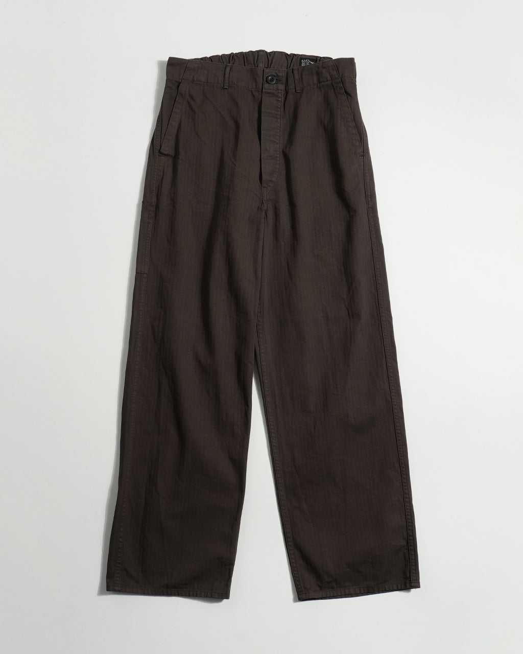 フレンチワークパンツ ワイドフィット WIDE FIT FRENCH WORK PANTS ヘリンボーン 03-5011