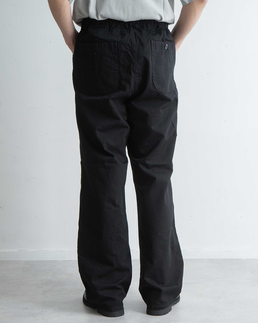 フレンチワークパンツ ワイドフィット WIDE FIT FRENCH WORK PANTS ヘリンボーン 03-5011