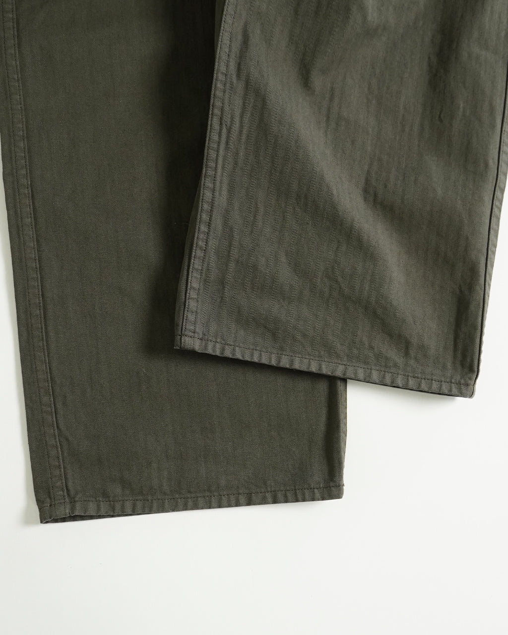 フレンチワークパンツ ワイドフィット WIDE FIT FRENCH WORK PANTS ヘリンボーン 03-5011