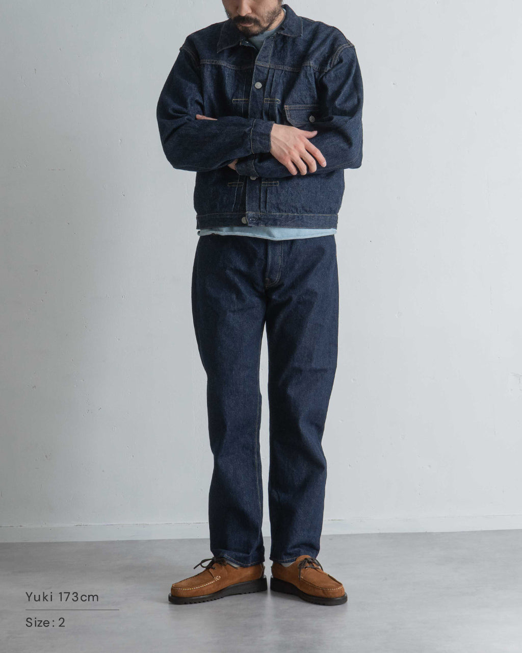 105 ショートレングス セルビッチ デニム ジーンズ パンツ SHORT LENGTH 105 STANDARD SELVEDGE DENIM フルレングス ボトムス 01-1050SL-81