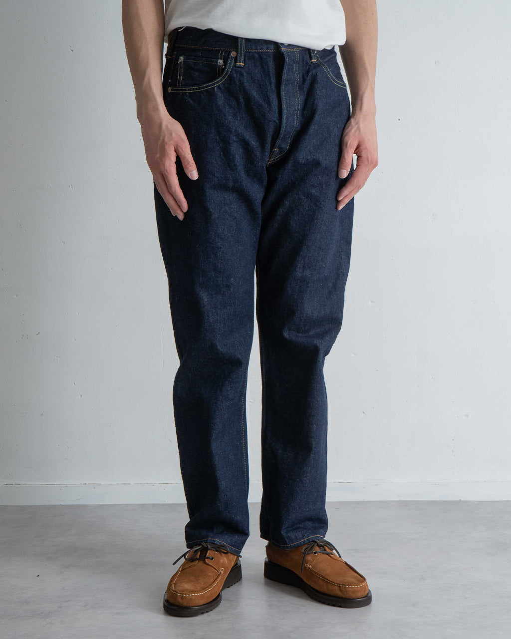 105 ショートレングス セルビッチ デニム ジーンズ パンツ SHORT LENGTH 105 STANDARD SELVEDGE DENIM フルレングス ボトムス 01-1050SL-81