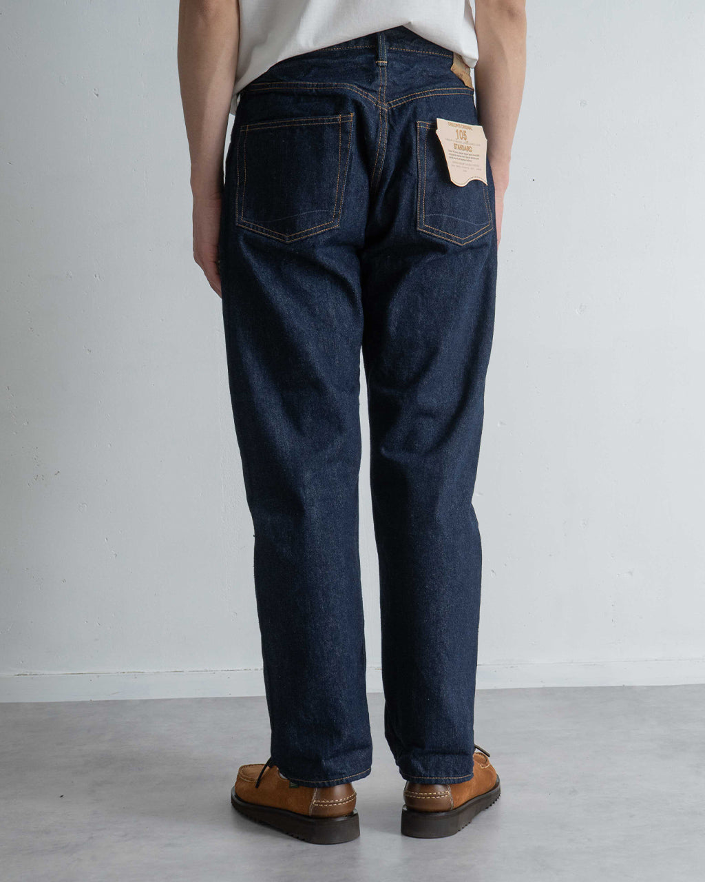 105 ショートレングス セルビッチ デニム ジーンズ パンツ SHORT LENGTH 105 STANDARD SELVEDGE DENIM フルレングス ボトムス 01-1050SL-81