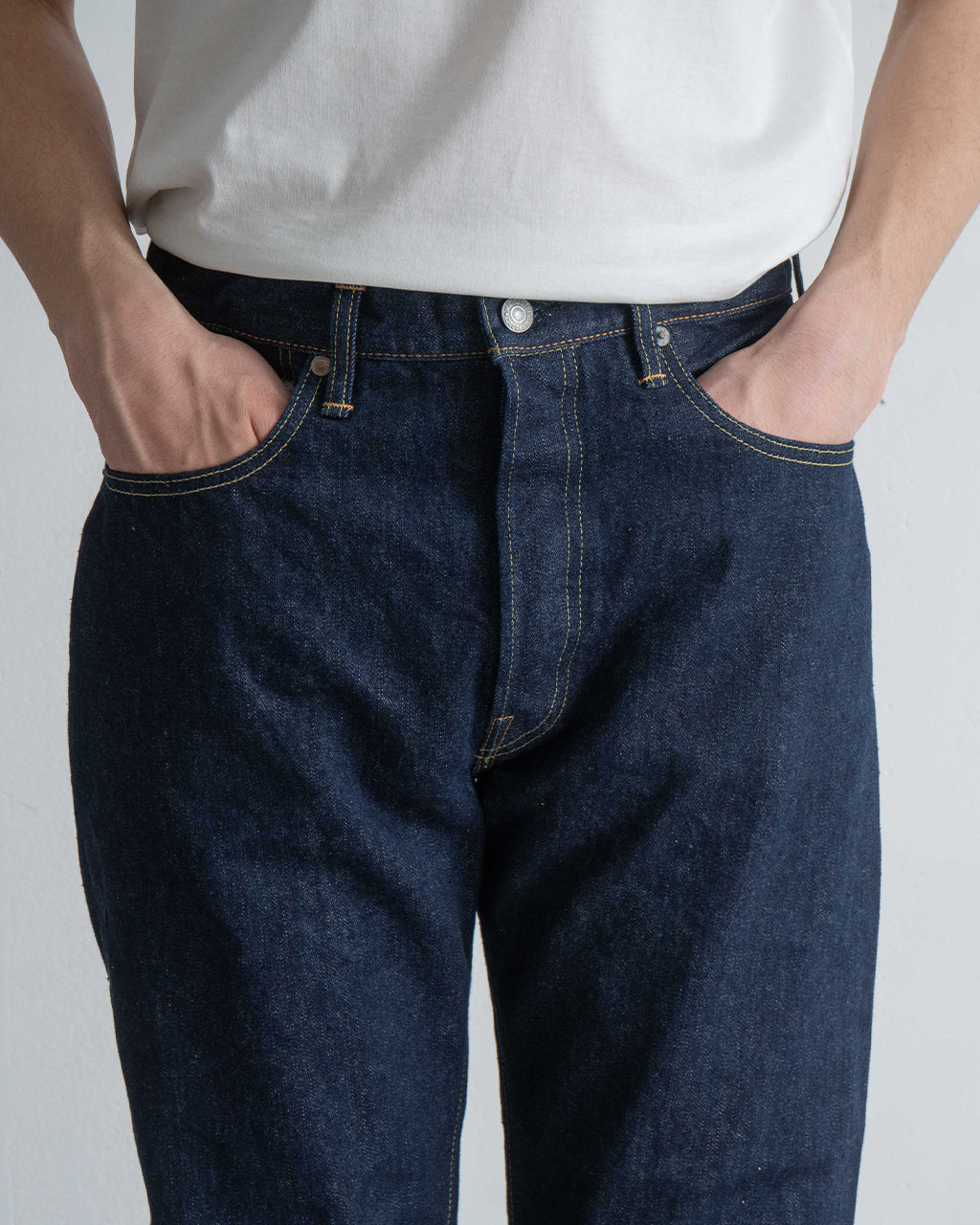 105 ショートレングス セルビッチ デニム ジーンズ パンツ SHORT LENGTH 105 STANDARD SELVEDGE DENIM フルレングス ボトムス 01-1050SL-81