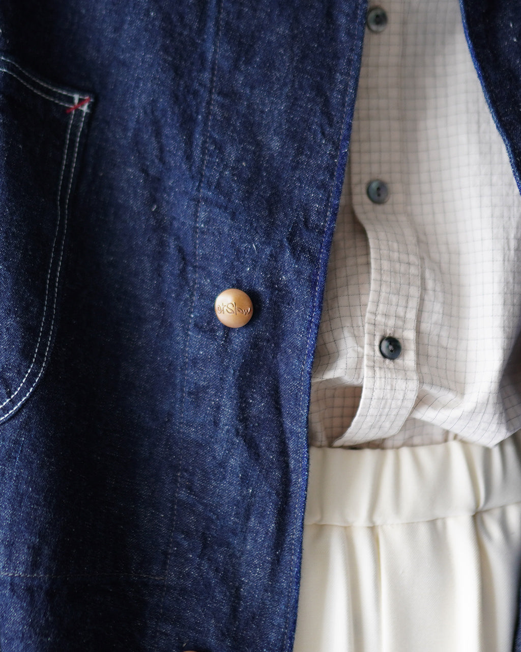 LOOSE FIT DENIM COVERALL 00-6141-81