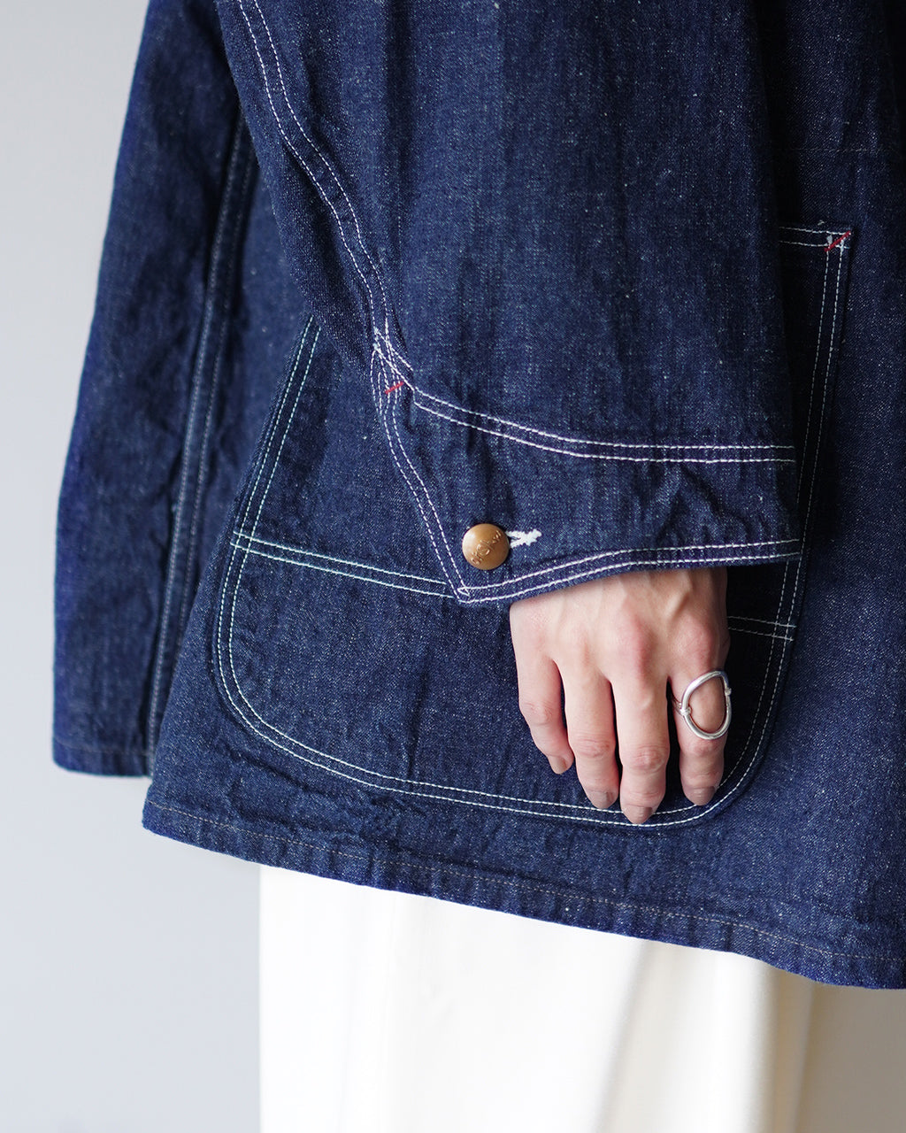 LOOSE FIT DENIM COVERALL 00-6141-81