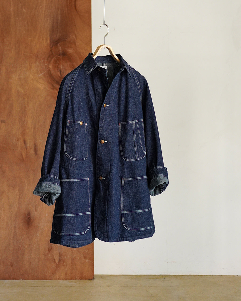 LOOSE FIT DENIM COVERALL 00-6141-81