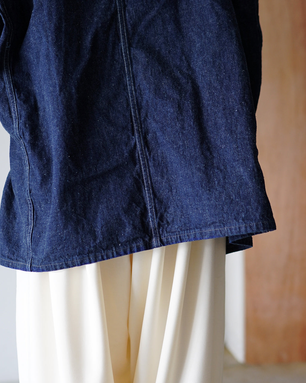 LOOSE FIT DENIM COVERALL 00-6141-81