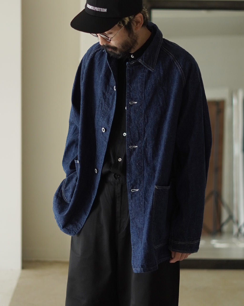 40'S WWII DENIM COVERALL (LOOSE FIT) 01-6142-81