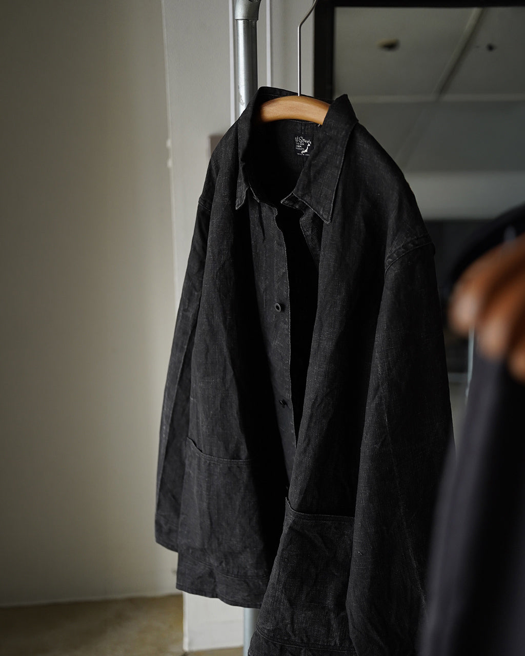 WWII 40'S SUMI COATED LINEN COVERALL 01-6250