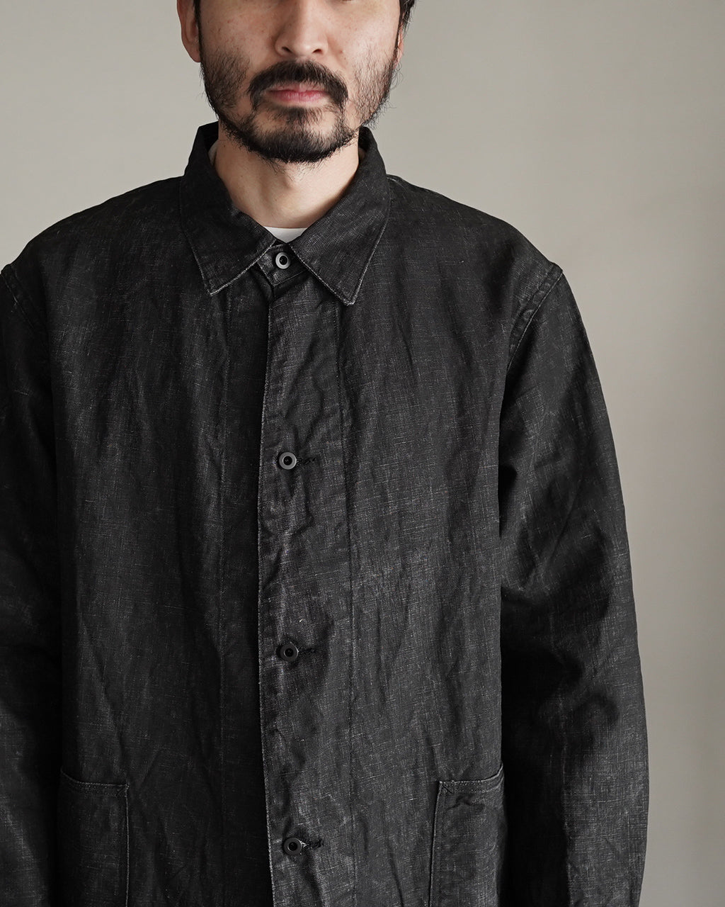 WWII 40'S SUMI COATED LINEN COVERALL 01-6250