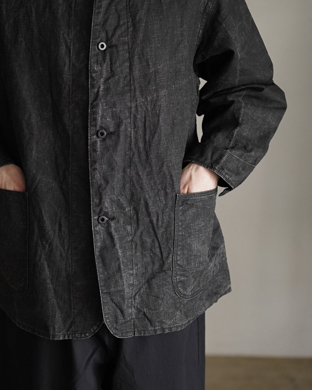 WWII 40'S SUMI COATED LINEN COVERALL 01-6250