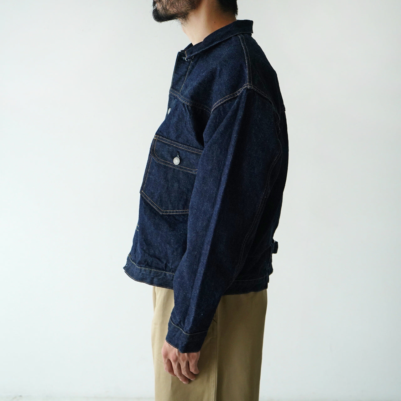 orSlow オアスロウ デニムジャケット プリーツ フロント ブラウス TYPE1 40'S PLEATED FRONT BLOUSE 03-6011-81【クーポン対象外】【送料無料】