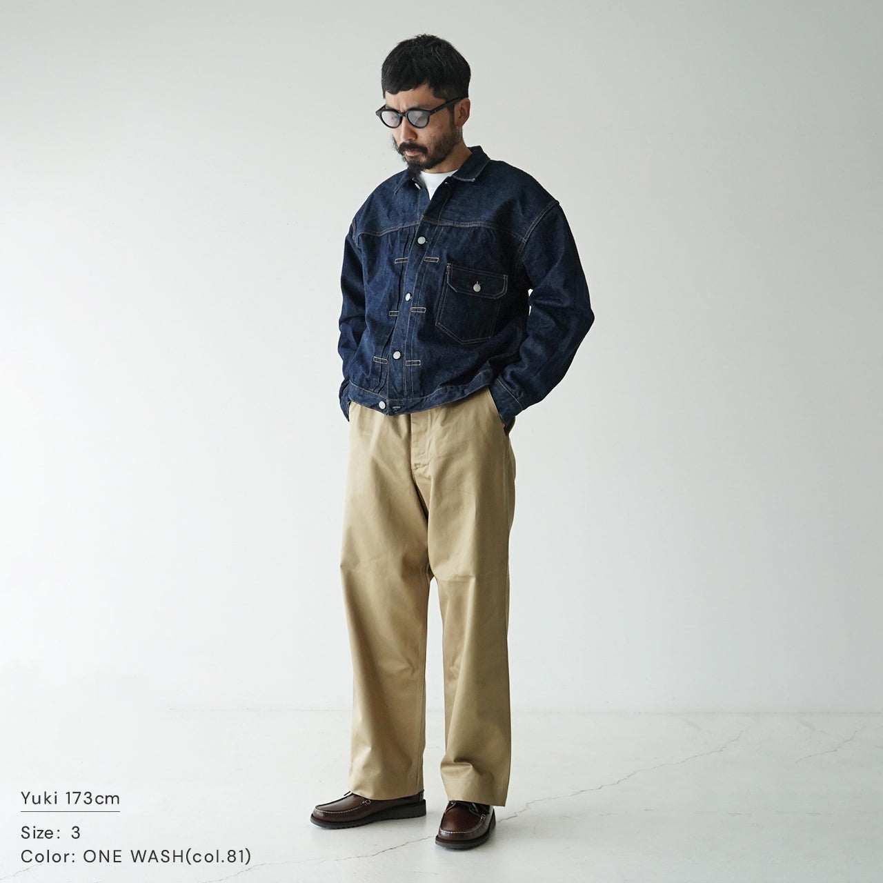 orSlow オアスロウ デニムジャケット プリーツ フロント ブラウス TYPE1 40'S PLEATED FRONT BLOUSE 03-6011-81【クーポン対象外】【送料無料】