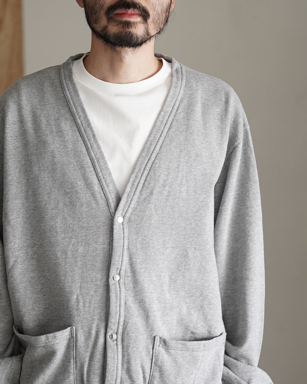 LIGHT WEIGHT FRENCH TERRY SWEAT SHIRT CARDIGAN 01-0043