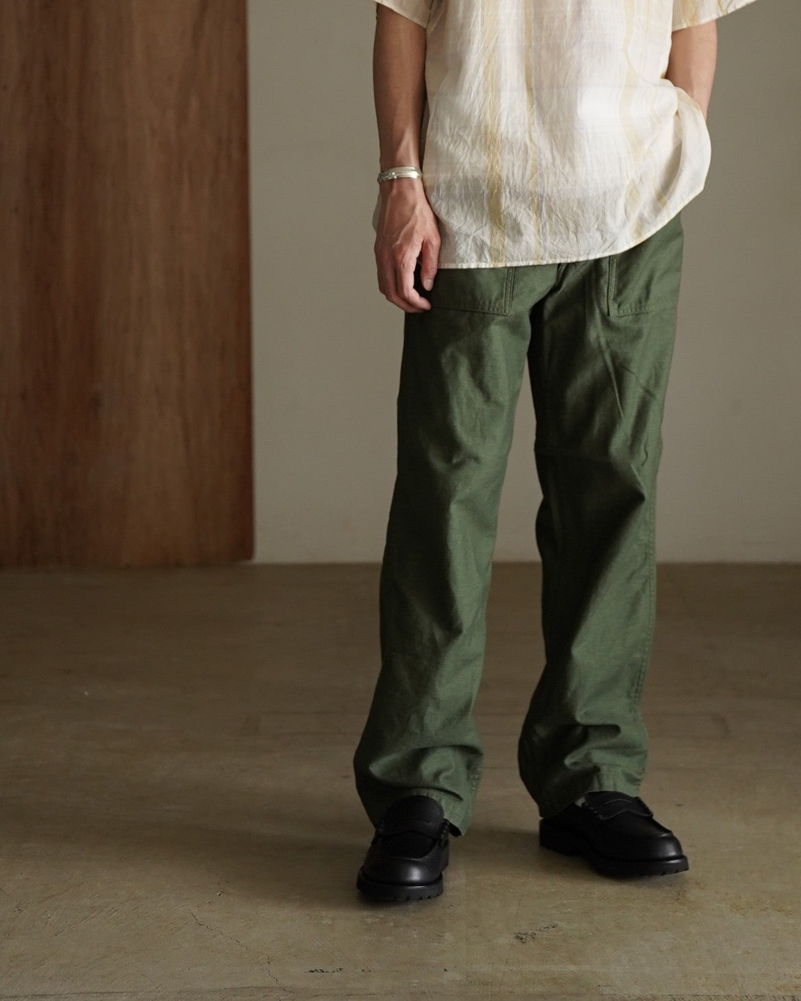 orSlow オアスロウ アーミー ファティーグ パンツ レギュラーフィット