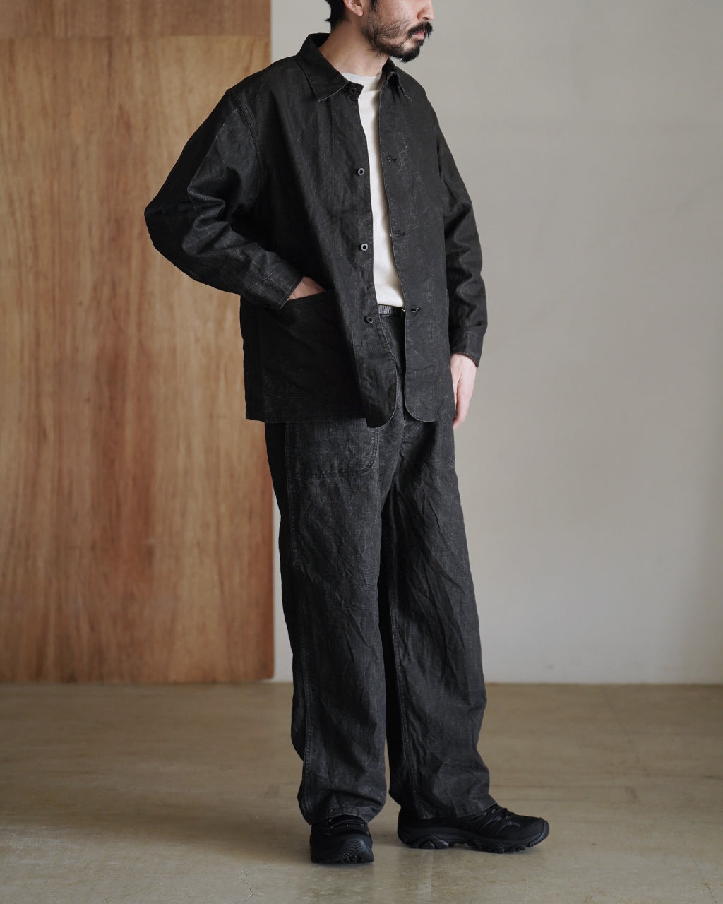 orSlow オアスロウ 第二次世界大戦 40年代 アメリカ海軍 墨染めリネン ユーティリティトラウザーズ パンツ | Crouka(クローカ)