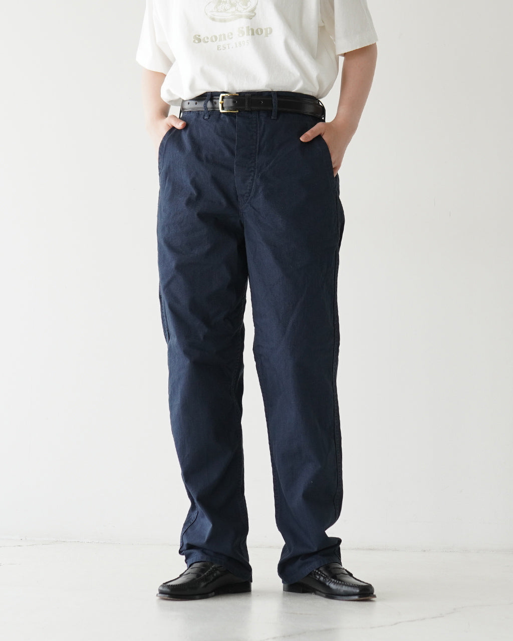 フレンチワークパンツ FRENCH WORK PANTS ヘリンボーン 日本製 03-5000