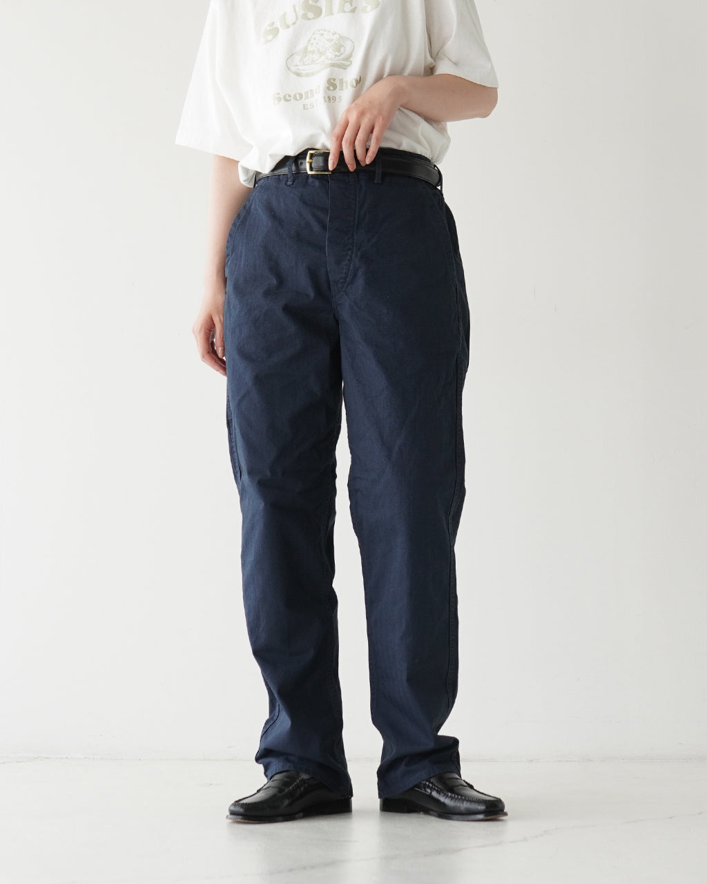 フレンチワークパンツ FRENCH WORK PANTS ヘリンボーン 日本製 03-5000