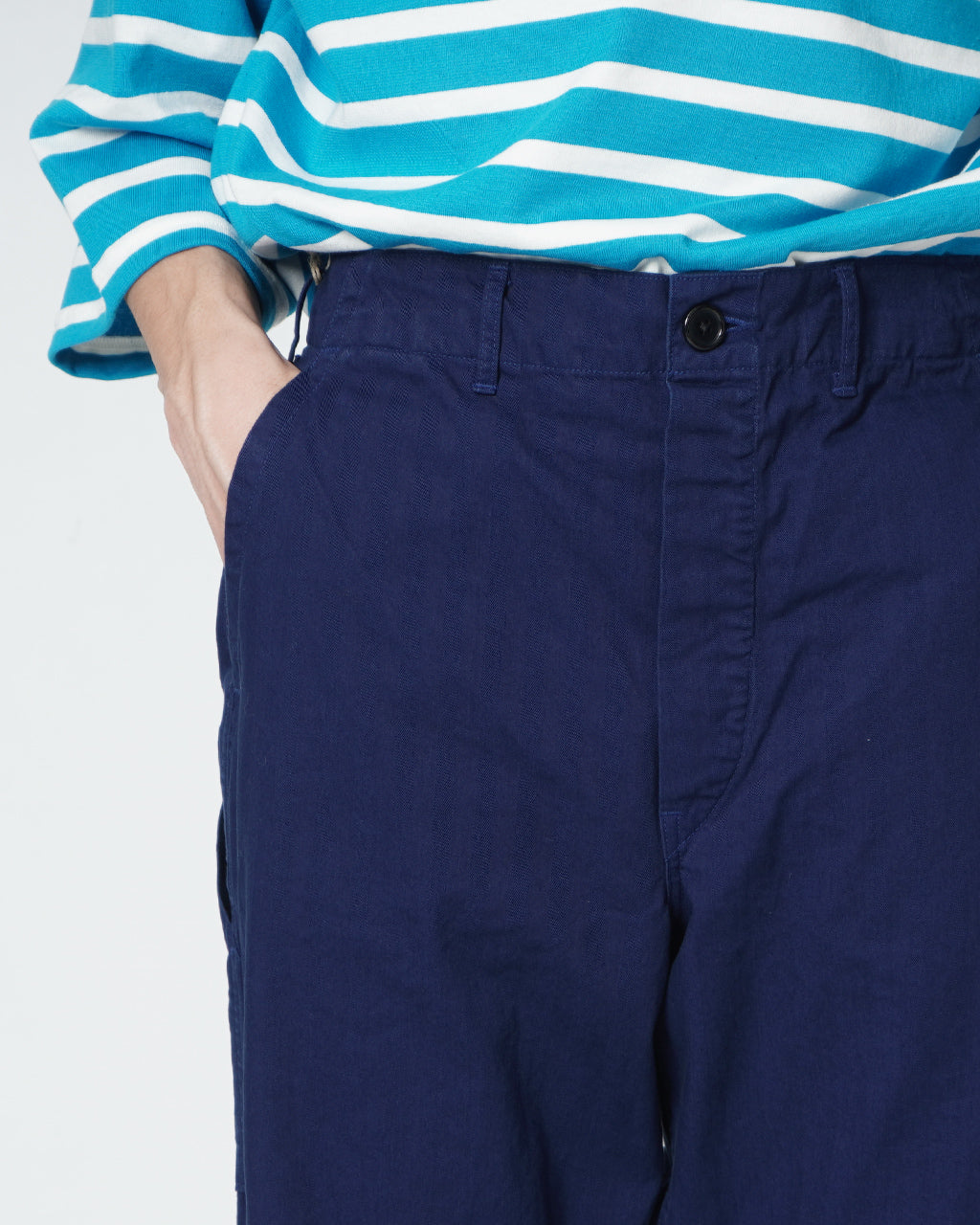 フレンチワークパンツ FRENCH WORK PANTS ヘリンボーン 日本製 03-5000