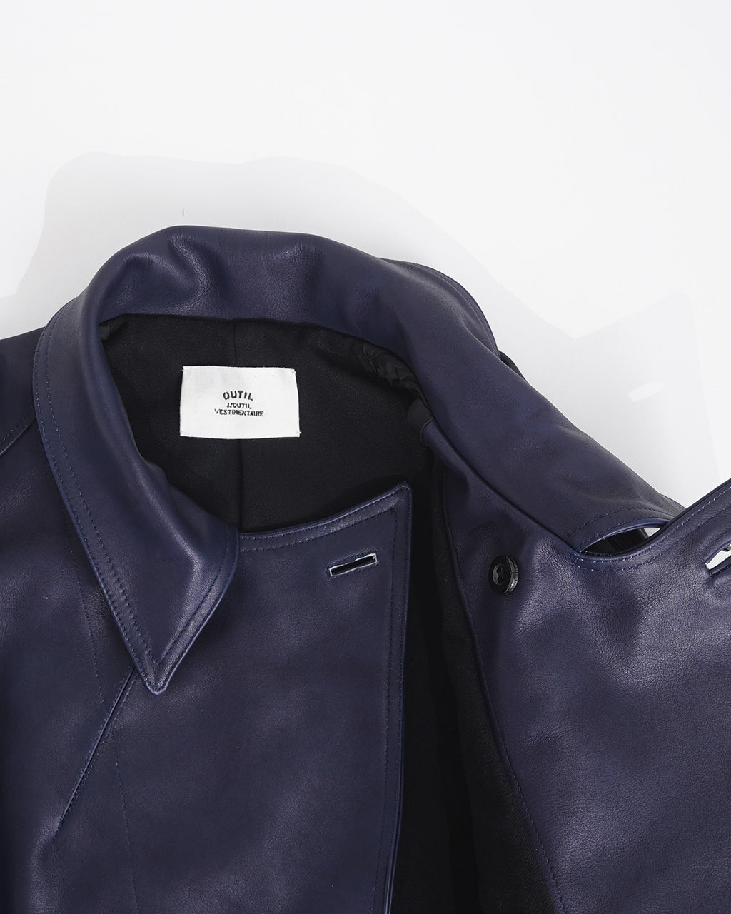 Outil 우티 레더 어비에이터 재킷 MANTEAU ARDES OV-T035 【무료우송】정규 취급점