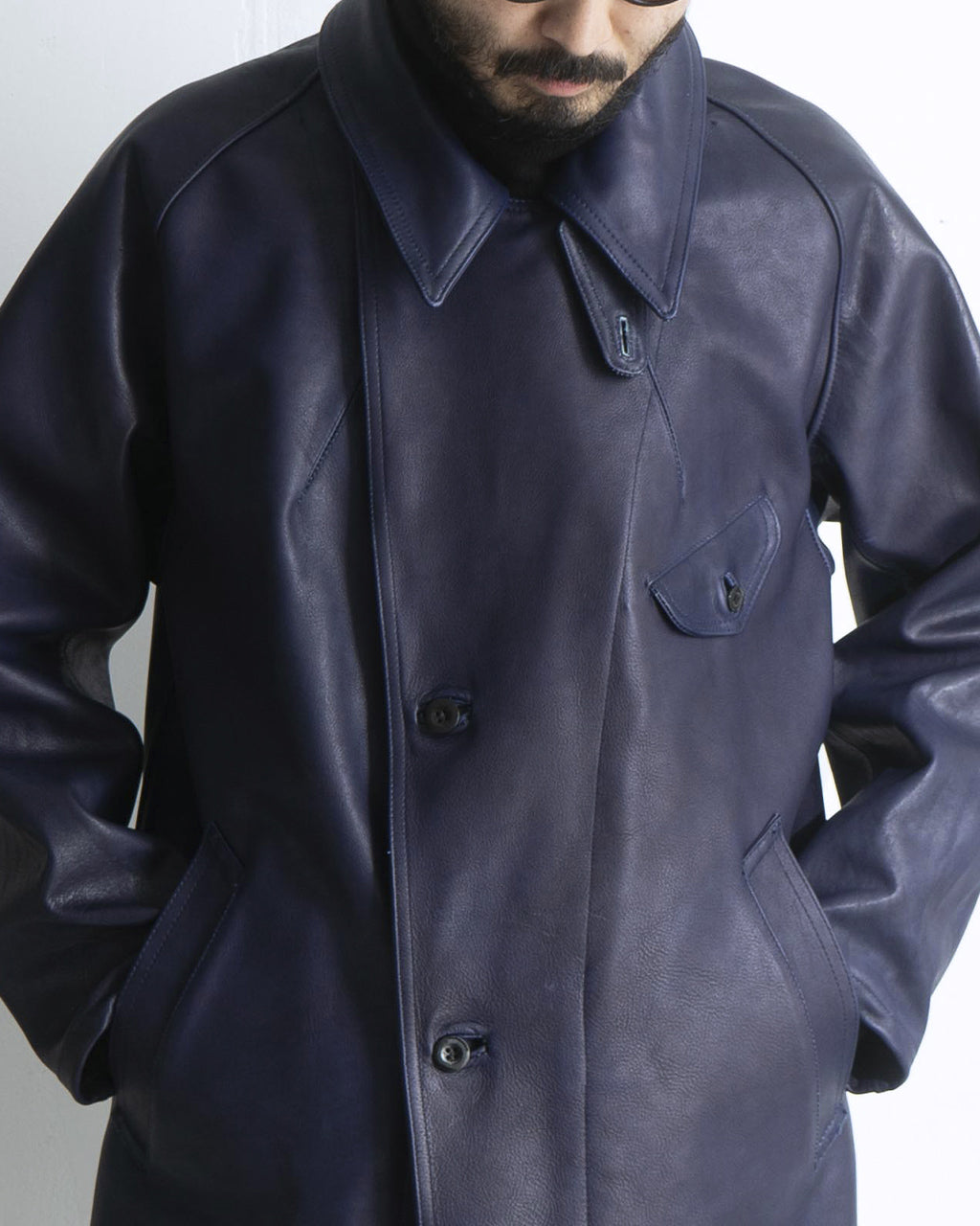Outil 우티 레더 어비에이터 재킷 MANTEAU ARDES OV-T035 【무료우송】정규 취급점