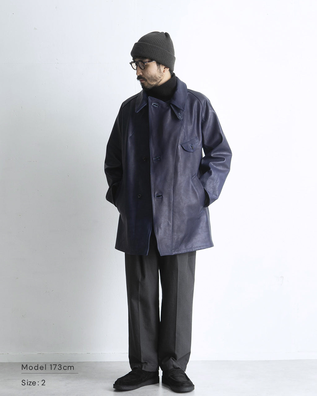 Outil 우티 레더 어비에이터 재킷 MANTEAU ARDES OV-T035 【무료우송】정규 취급점