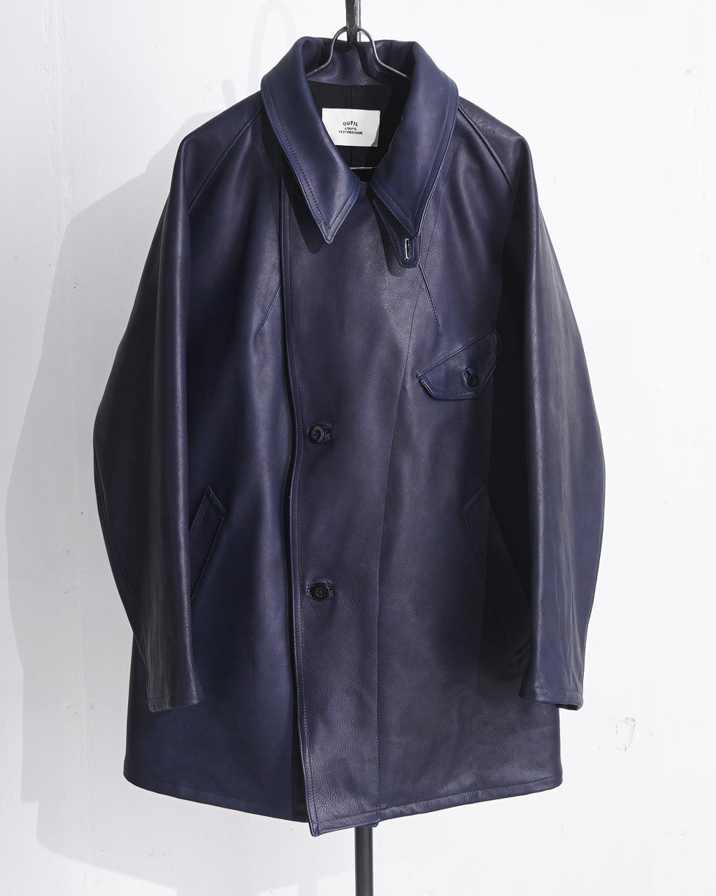 Outil 우티 레더 어비에이터 재킷 MANTEAU ARDES OV-T035 【무료우송】정규 취급점