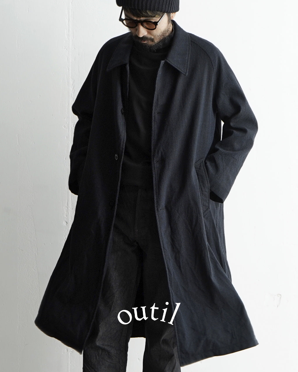 Outil 우티 MANTEAU DELLE 스텐 칼라 코트 OV-T039 【무료우송】정규 취급점
