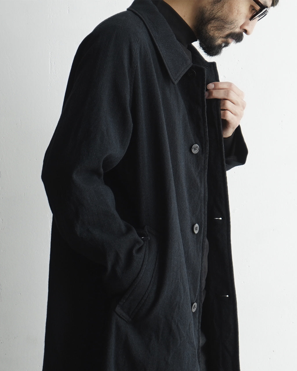 Outil 우티 MANTEAU DELLE 스텐 칼라 코트 OV-T039 【무료우송】정규 취급점