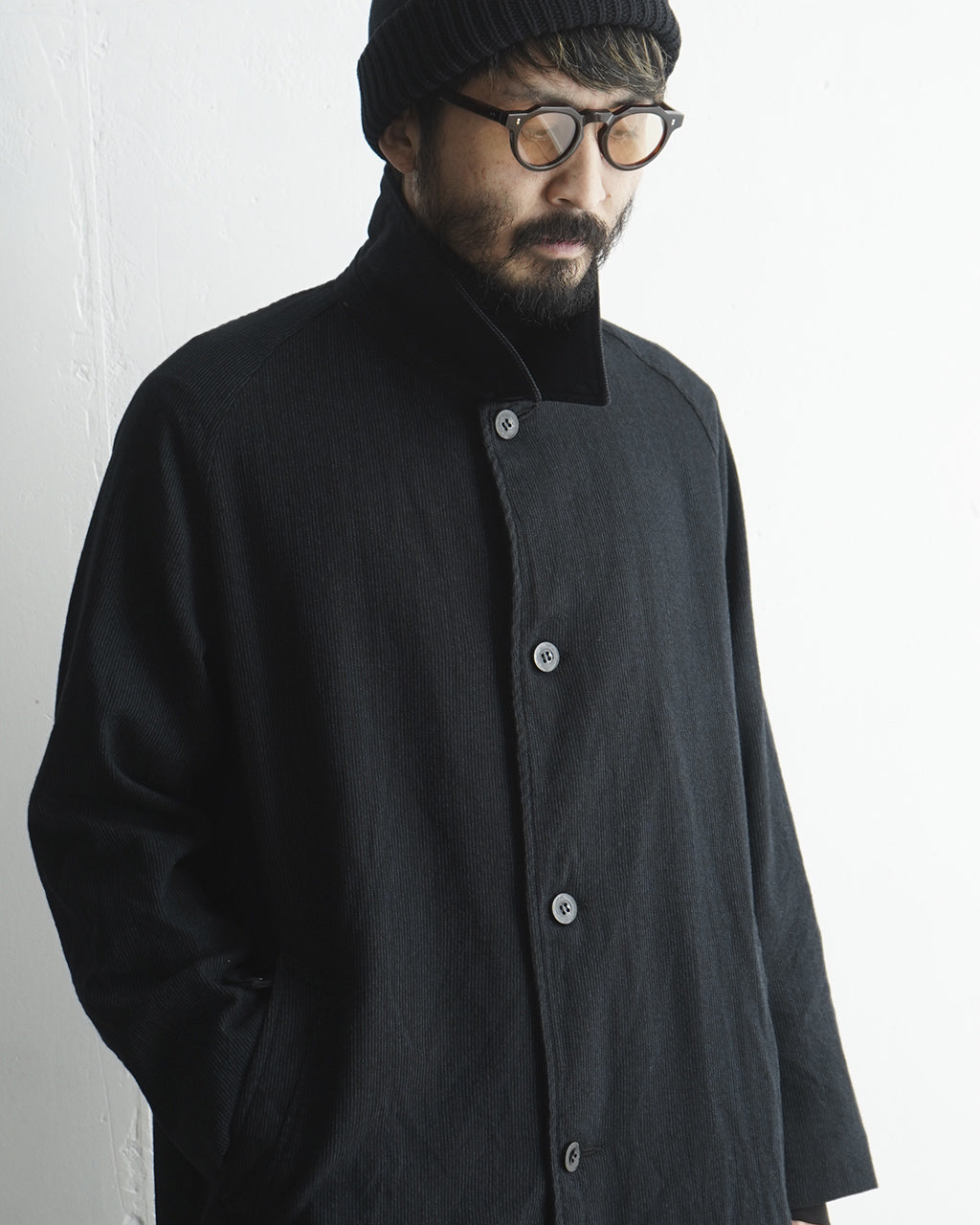 Outil 우티 MANTEAU DELLE 스텐 칼라 코트 OV-T039 【무료우송】정규 취급점
