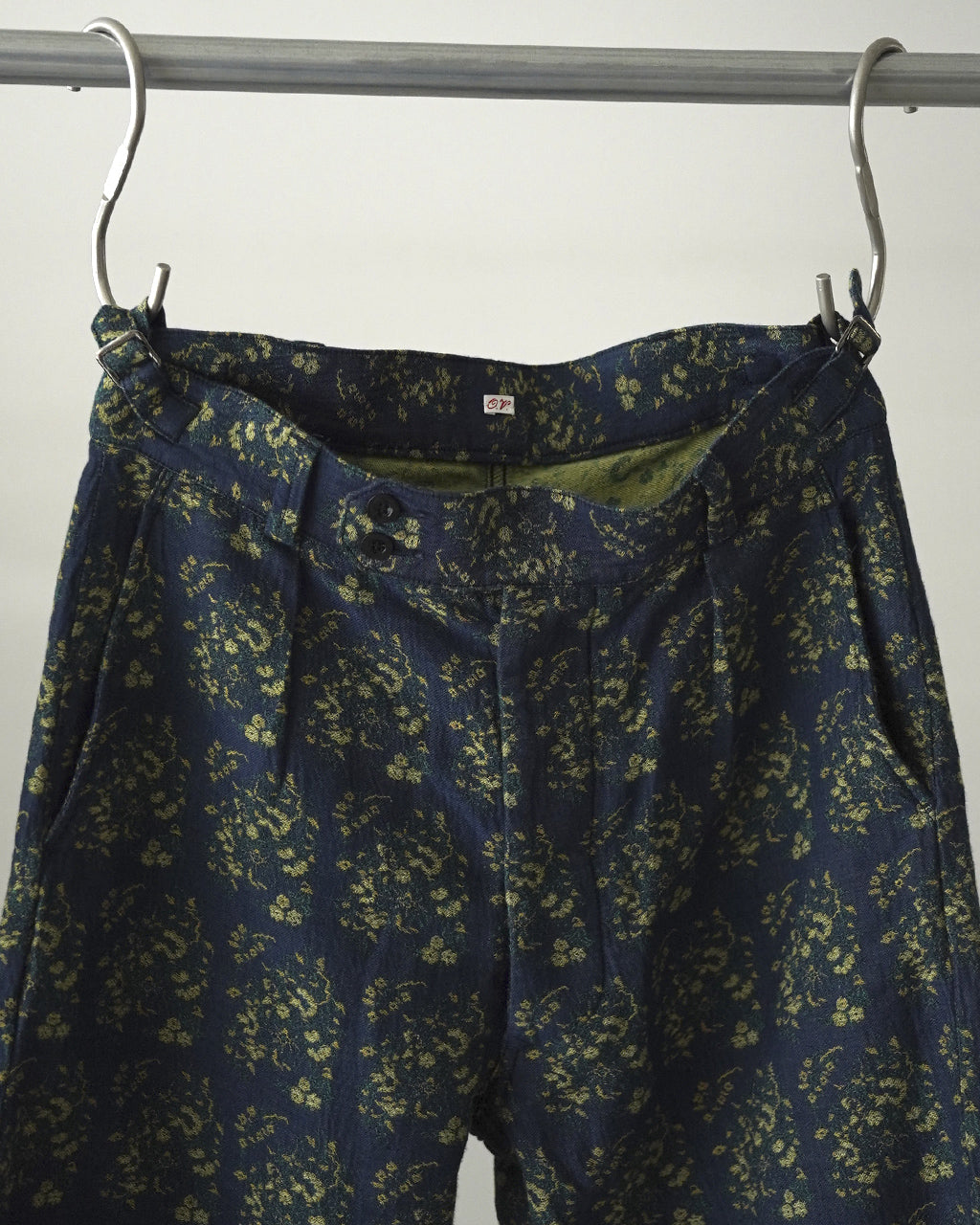outil PANTALON LIMMEN OV-P020-2 ジャガード織 ワークパンツ 花柄|Crouka(クローカ)