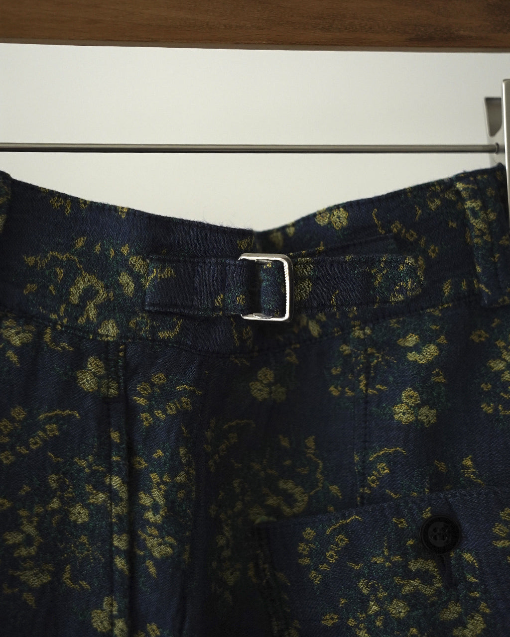 outil PANTALON LIMMEN OV-P020-2 ジャガード織 ワークパンツ 花柄|Crouka(クローカ)