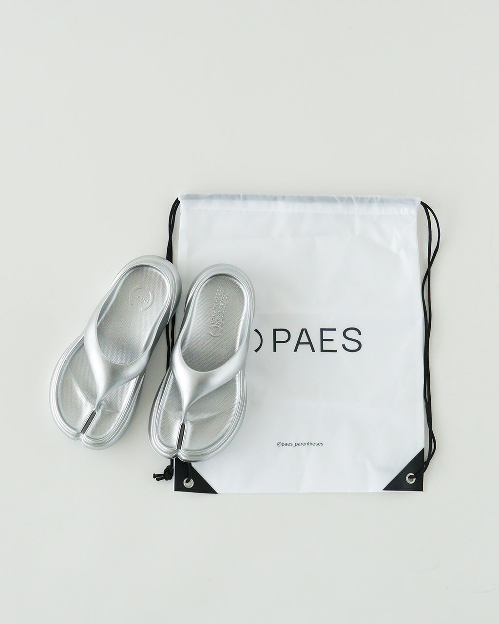 PAES ペイズ メタリック タビサンダル フリップ フロップ NEW FLIPFLOP METAL LINE 厚底 プラットフォーム リカバリーサンダル トングサンダル【送料無料】【クーポン対象外】
