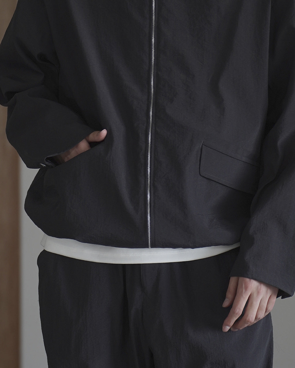 BARK SKIN BLOUSON PTHN6200