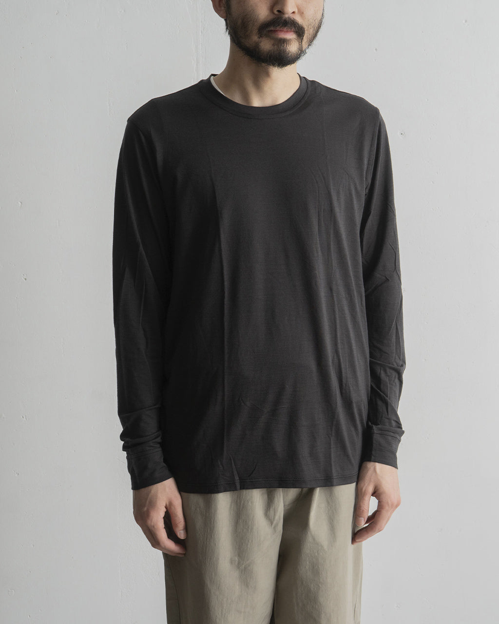 【アウトレット!30%OFF】patagonia パタゴニア メンズ ロングスリーブ キャプリーン クール メリノ ブレンド シャツ M'S L/S CAP COOL MERINO BLEND SHIRT メリノウール Tシャツ カットソー 44550