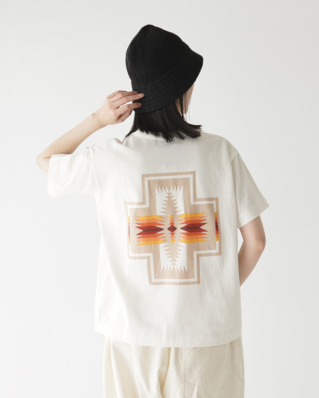 PENDLETON ペンドルトン バックプリントTシャツ クルーネック 半袖 カットソー オーバーサイズT Back Print Tee 5275-0105 コットン100%