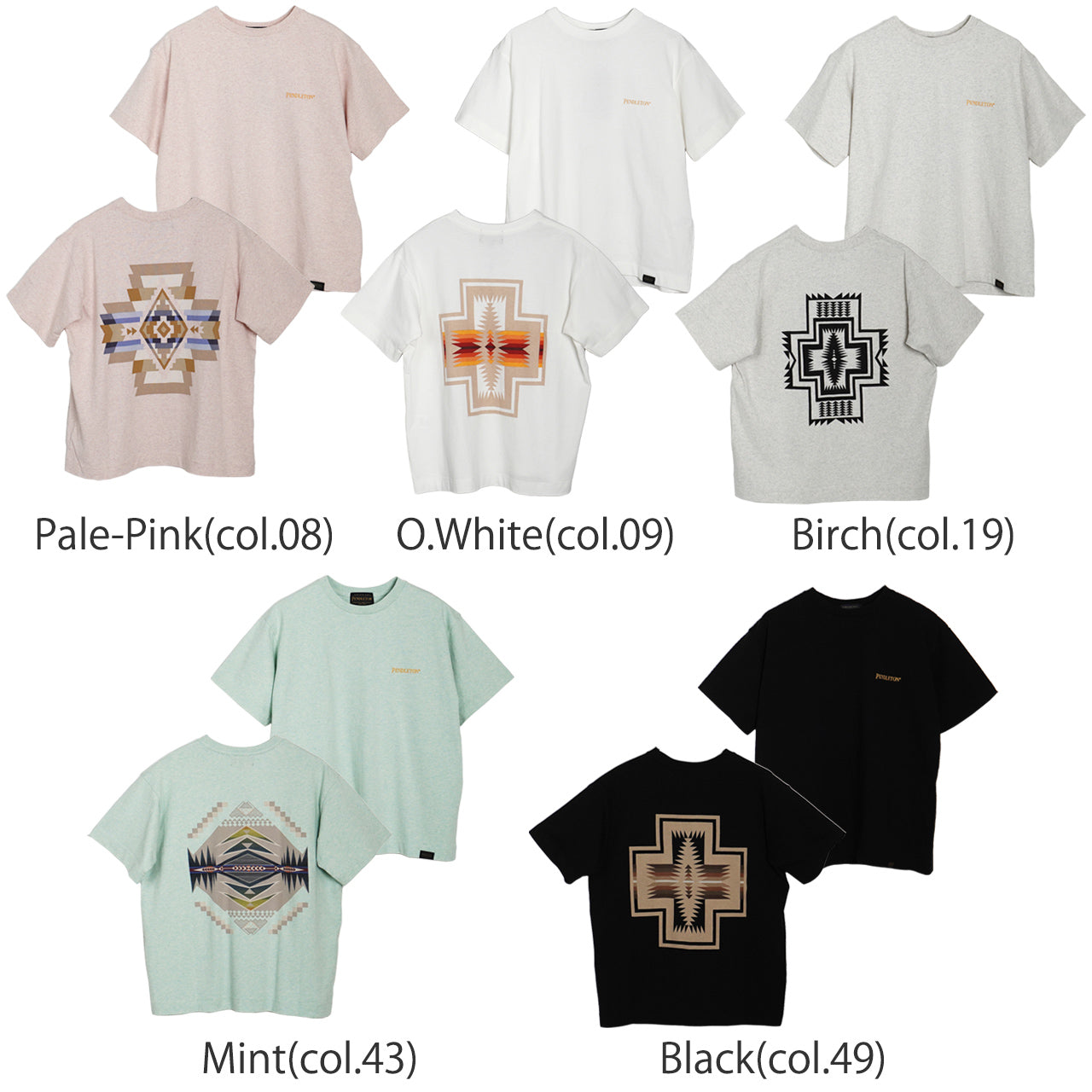 PENDLETON ペンドルトン バックプリントTシャツ クルーネック 半袖 カットソー オーバーサイズT Back Print Tee 5275-0105 コットン100%