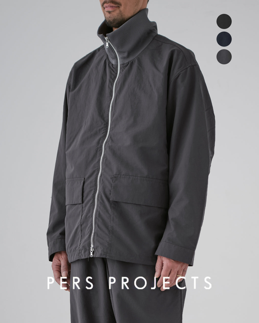 PERS PROJECTS パースプロジェクト アーネストリー ジップ ブルゾン EARNESTLY ZIP BLOUSON ジャケット 2