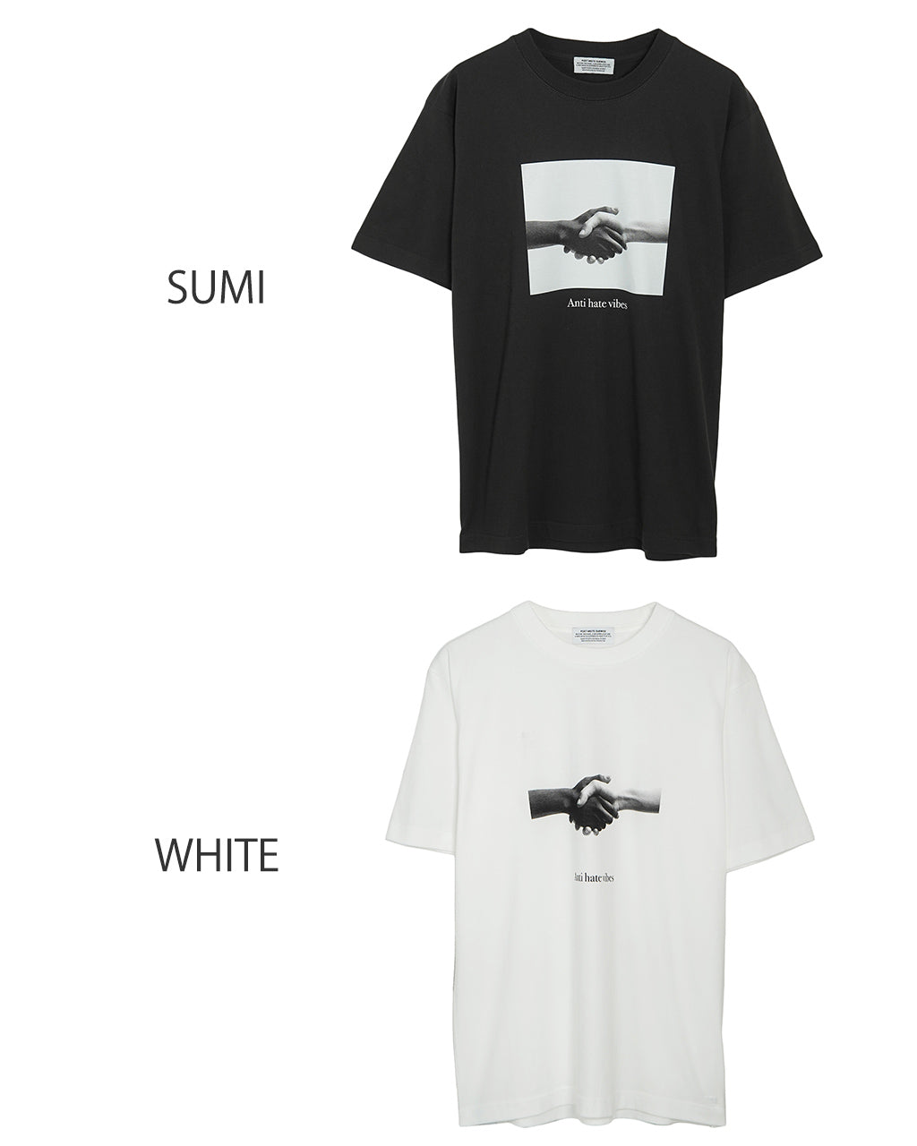POET MEETS DUBWISE ポエトミーツダブワイズ グラフィック 半袖 Tシャツ ANTI HATE VIBES T-Shirt プレミアムコットン AHVTS-0577