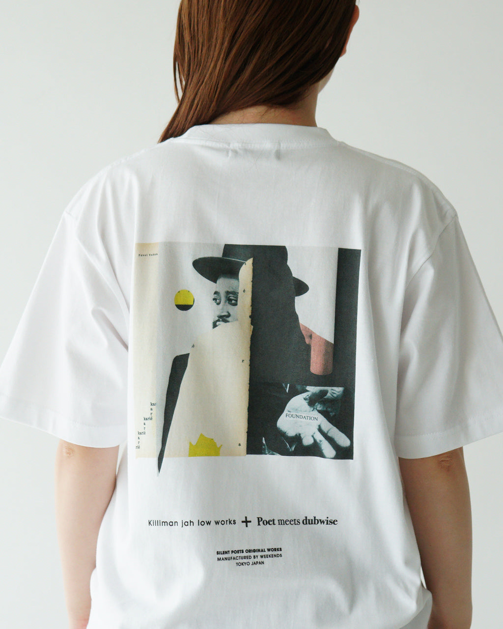POET MEETS DUBWISE ポエトミーツダブワイズ キリマンジャロワークス コラージュ 3 Tシャツ KJLW COLLAGE 3 T-Shirt Killiman jah low works FDTTS-0571