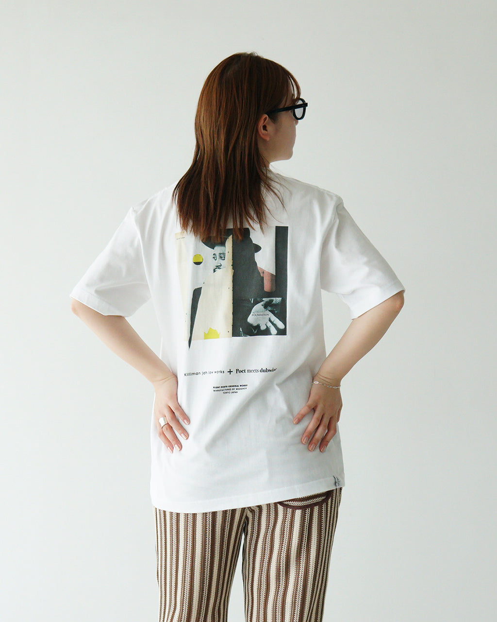 POET MEETS DUBWISE ポエトミーツダブワイズ キリマンジャロワークス コラージュ 3 Tシャツ KJLW COLLAGE 3 T-Shirt Killiman jah low works FDTTS-0571