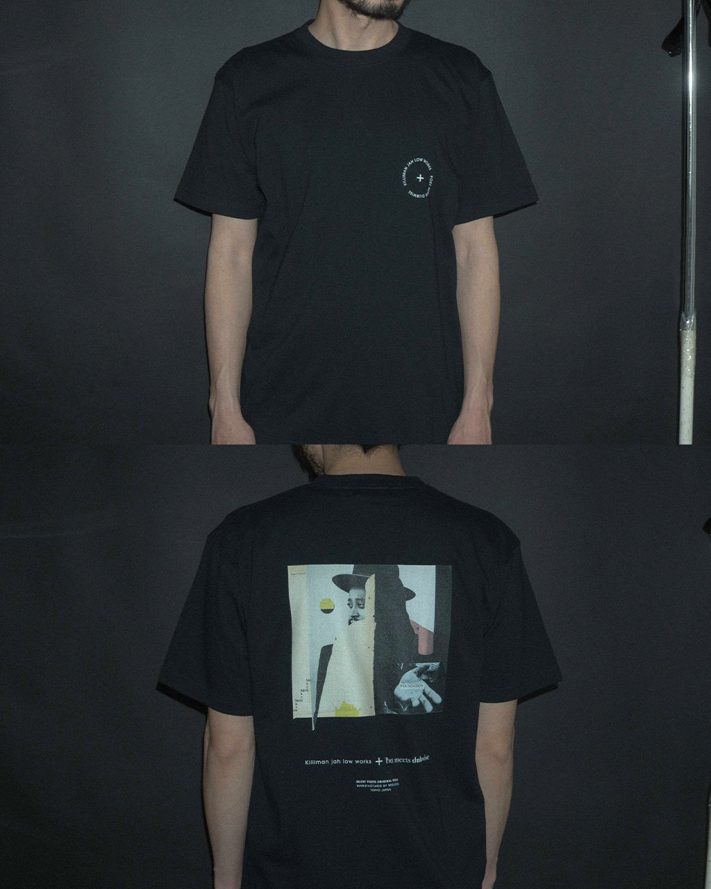 POET MEETS DUBWISE ポエトミーツダブワイズ キリマンジャロワークス コラージュ 3 Tシャツ KJLW COLLAGE 3 T-Shirt Killiman jah low works FDTTS-0571