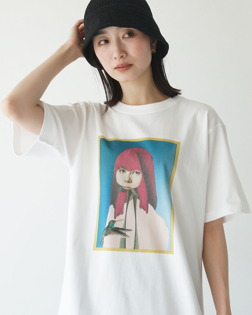 POET MEETS DUBWISE ポエトミーツダブワイズ キリマンジャロワークス コラージュ 2 Tシャツ KJLW COLLAGE 2 T-Shirt 半袖 カットソー NOWTS-0569
